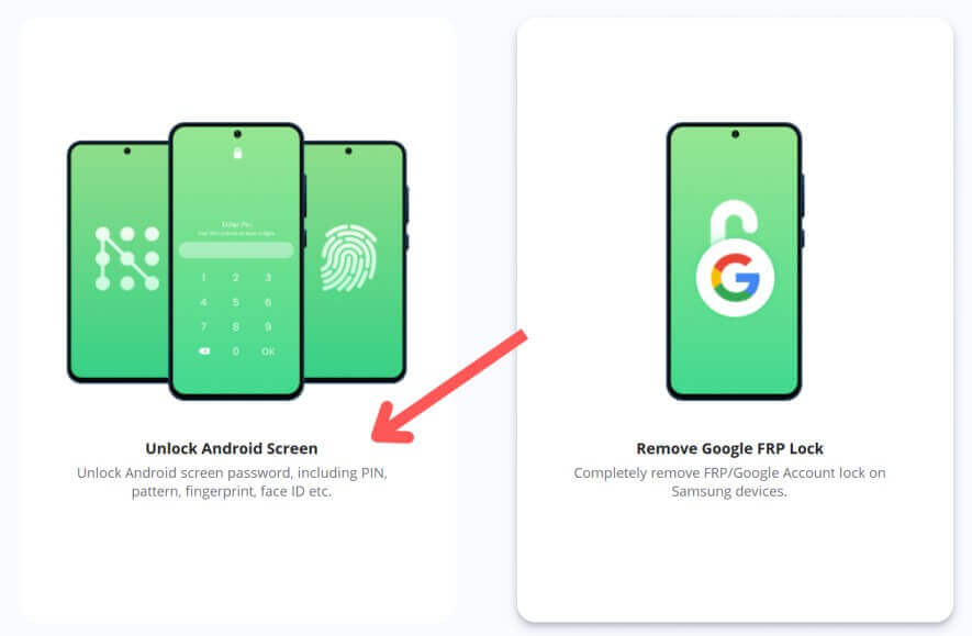 How to unlock an android phone without password